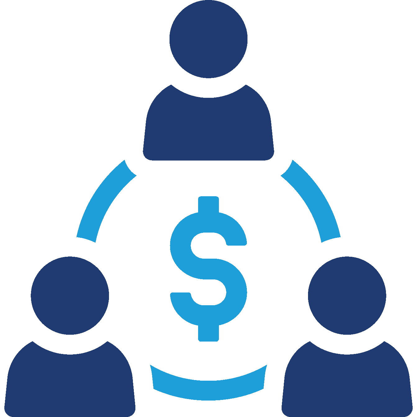 group purchasing power icon