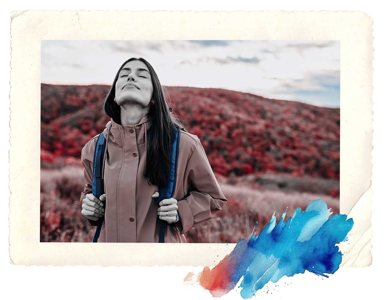 person locking up bicycle