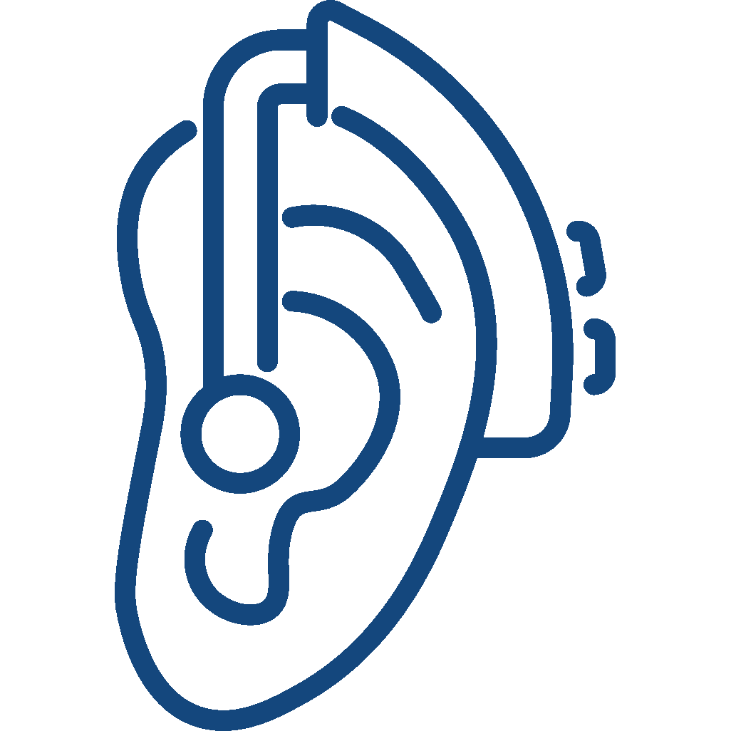 hearing and vision loss icon