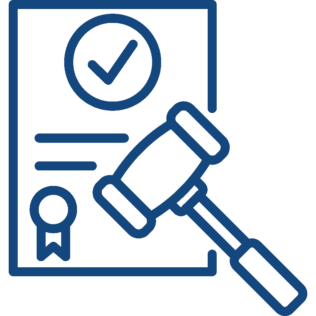 gavel with paperwork