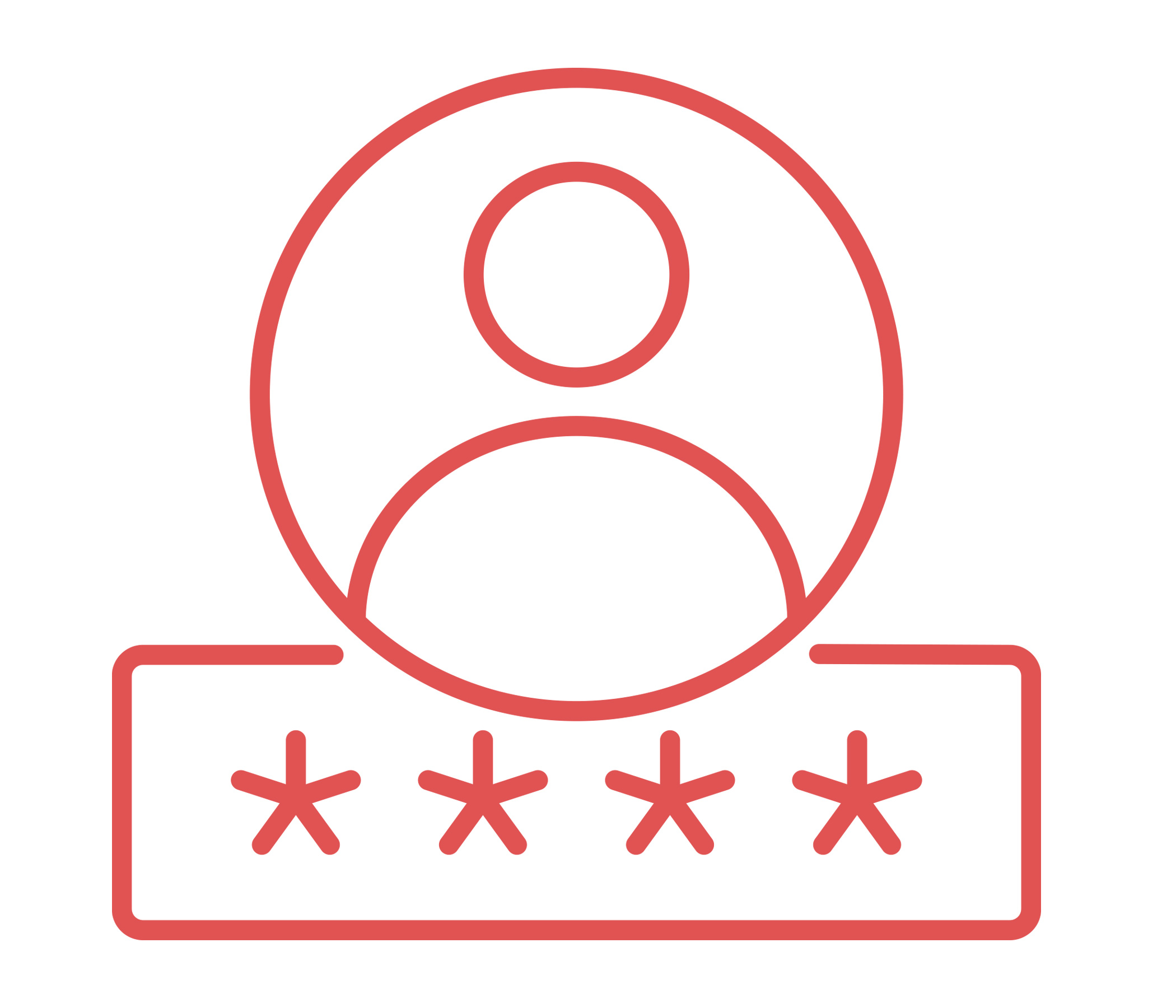 person with password